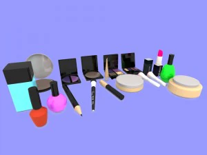 cosmetics makeup item 3D Model