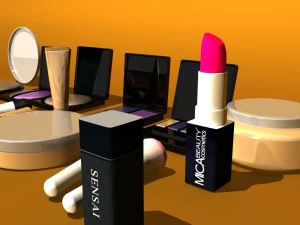 cosmetics makeup item 3D Model