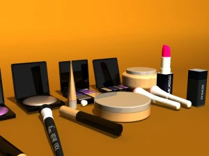 cosmetics makeup item 3D Model