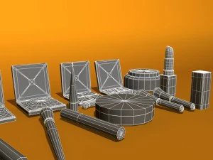 cosmetics makeup item 3D Model