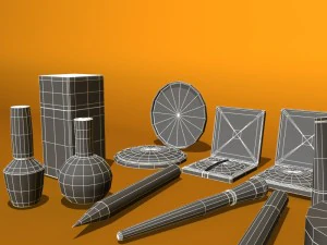 cosmetics makeup item 3D Model