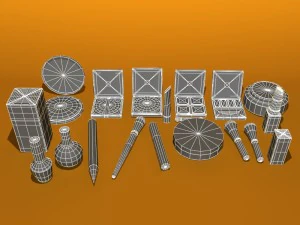 cosmetics makeup item 3D Model