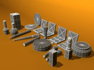 cosmetics makeup item 3D Model