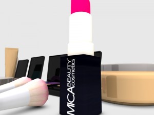 cosmetics makeup item 3D मॉडल