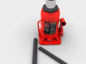 hydraulic bottle jack Model 3D