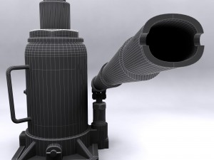 hydraulic bottle jack Model 3D