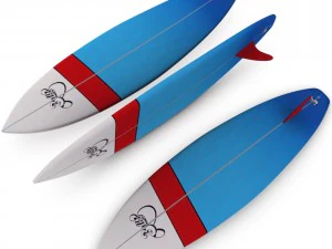 prancha de surf Modelo 3D