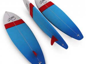 surfboard 3D 모델