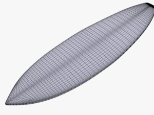 surfboard 3D 모델