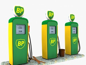 gas pump bp 3D Model