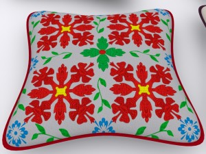 throw pillow 5 item 3D Модель