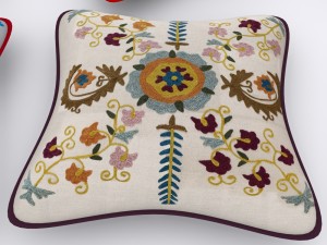 throw pillow 5 item 3D Модель