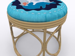 cane stool 3D Model