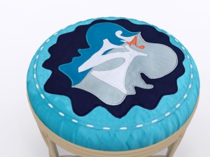 cane stool Modèle 3D