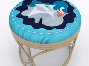 cane stool 3D Model