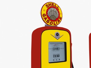 gas pump shell 3Dモデル