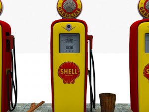 gas pump shell 3Dモデル