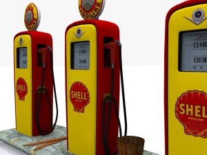 gas pump shell 3Dモデル