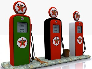 गैस पंप टेक्साको 3D मॉडल