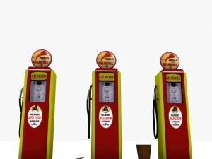 gas pump gilmore 3D Model