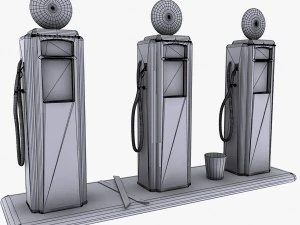 gas pump gilmore 3D Model