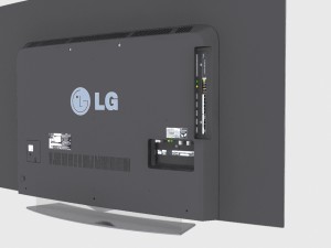 lg oled 4k tv Modello 3D