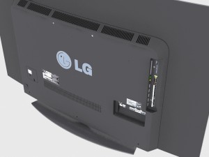 lg oled 4k tv Modello 3D