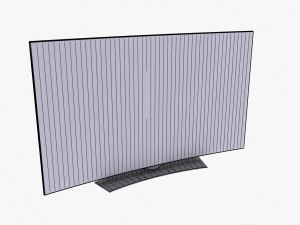 lg oled 4k tv Modello 3D