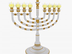 menorah hanukkah 3D Модель