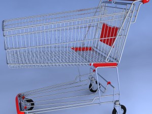 shopping cart 3D 모델