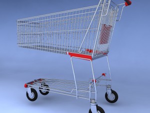 shopping cart 3D 모델
