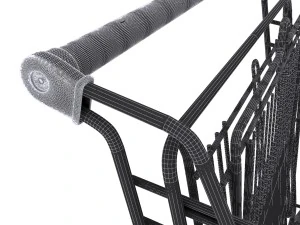 keranjang belanja Model 3D