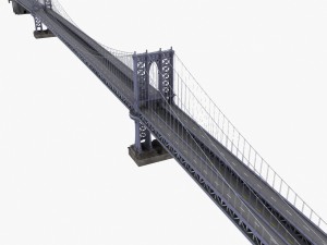 manhattan bridge new york 3D Модель