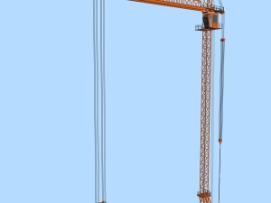tower crane 3D मॉडल