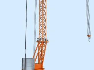 tower crane 3D Model