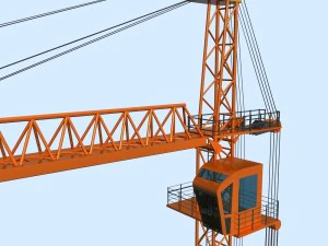 tower crane 3D Model