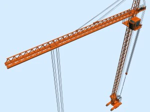 tower crane 3D Model
