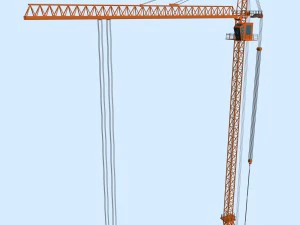 tower crane 3D Model