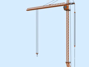 tower crane 3D Model