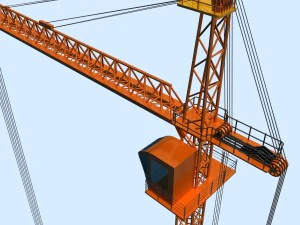tower crane 3D Model