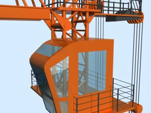 tower crane 3D Model