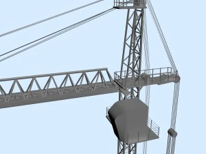 tower crane 3D Model