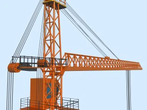 tower crane 3D Model