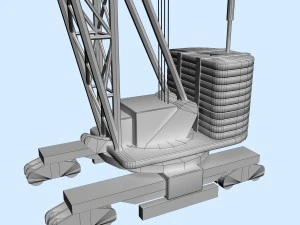 tower crane 3D Model