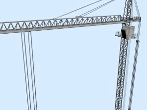 tower crane 3D Model