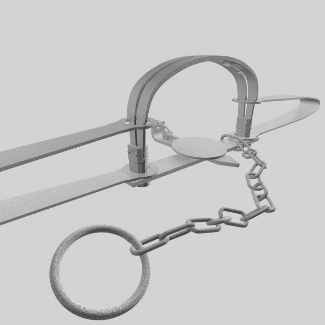 bear trap Modelo 3D .c4d .max .obj .3ds .fbx .stl .blend 