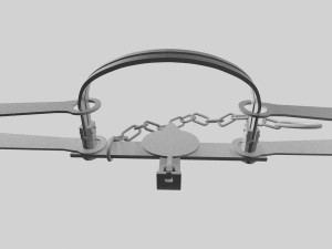 bear trap Modelo 3D