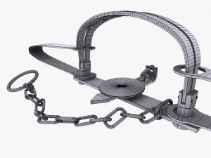 bear trap Modelo 3D