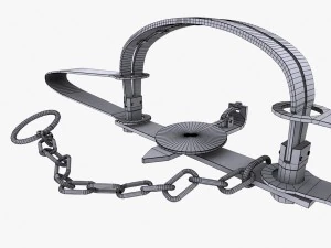 bear trap 3D Model