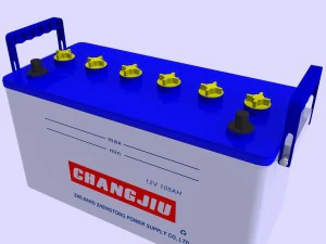 car battery 3D Model
